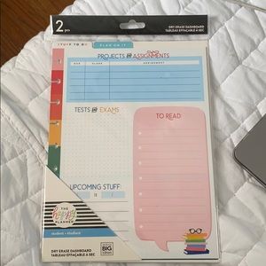 Happy planner Classic Wet erase dashboards